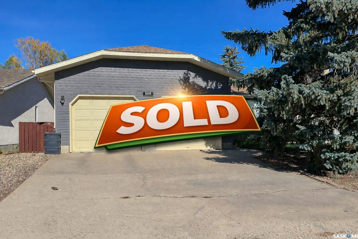 SK985622 | 3115 Harding Street, Regina | 4 Bed | 3 Bath | Gardiner Heights Sold